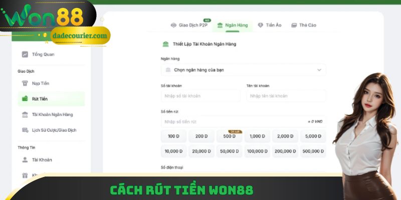 Won88 ⭐️ Won88.Com Nhà cái hàng đầu - Thương hiệu đỉnh cao 12 Rút thưởng về tài khoản ngân hàng nhanh chóng khi thắng cược