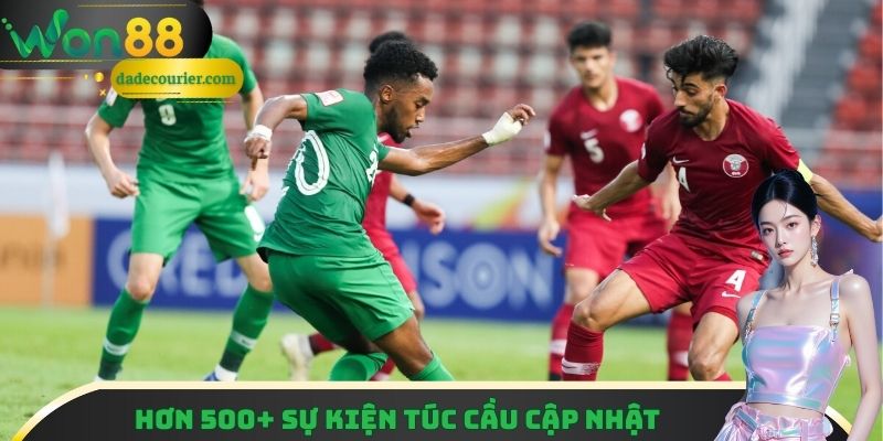 Trang Cá Cược Bóng Đá WON88 Uy Tín, Kèo Thơm Dễ Có Thưởng 3 Hơn 500 sự kiện túc cầu cập nhật