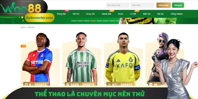 Link Vào Won88 Mới Chuẩn Xác Và An Toàn Cho Hội Viên 3 Thể thao là chuyên mục nên thử khi truy cập link vào Won88