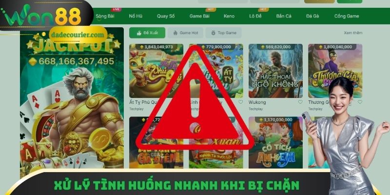 Link Vào Won88 Mới Chuẩn Xác Và An Toàn Cho Hội Viên 2 Xử lý tình huống link vào Won88 bị chặn